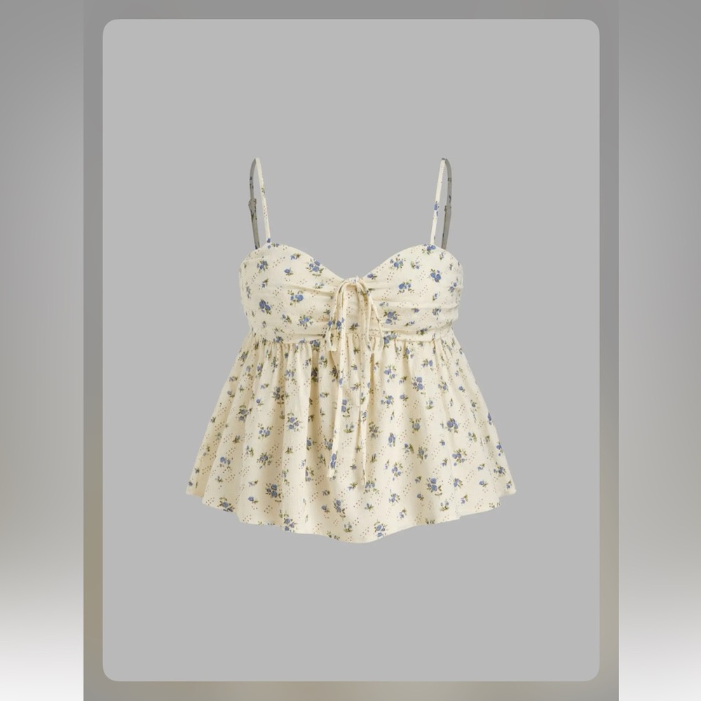 Cider Cream Floral Top